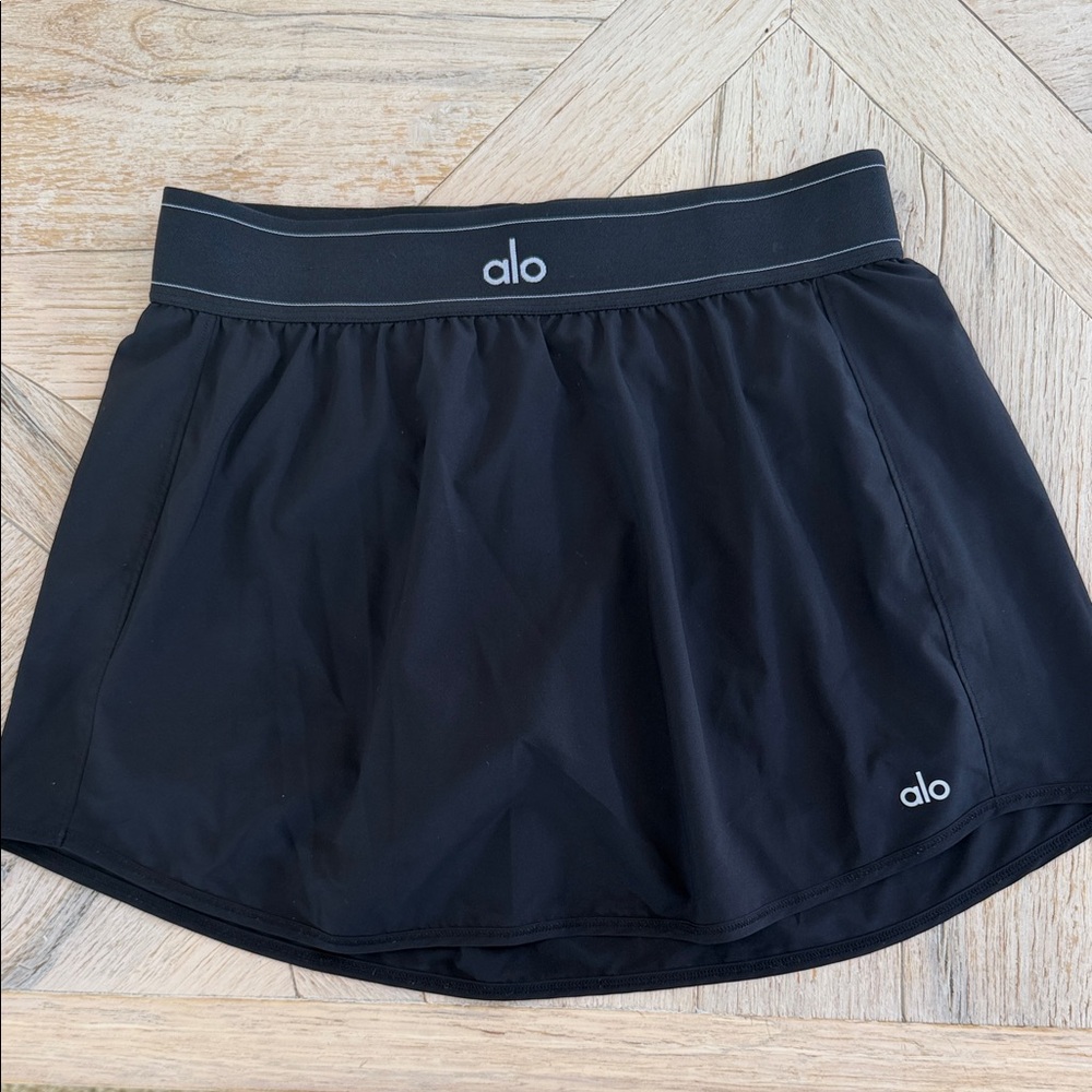 Alo Black Matchpoint tennis skirt Medium